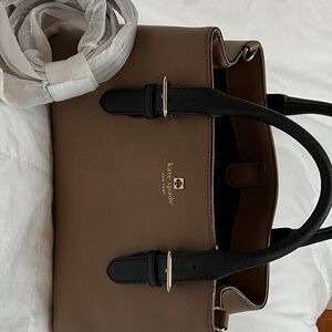 Kate Spade Brown and Black Satchel